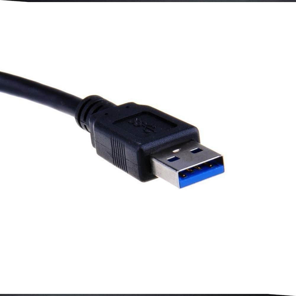 JIMAT USB 3.0 to VGA Gold Plated 3.0 USB A Male Convert to VGA Female Cable Adapter Video Convertor | Support Resolution 1080p | Extender Projector Tablet Monitor | Compatible with Windows XP 7 8 10