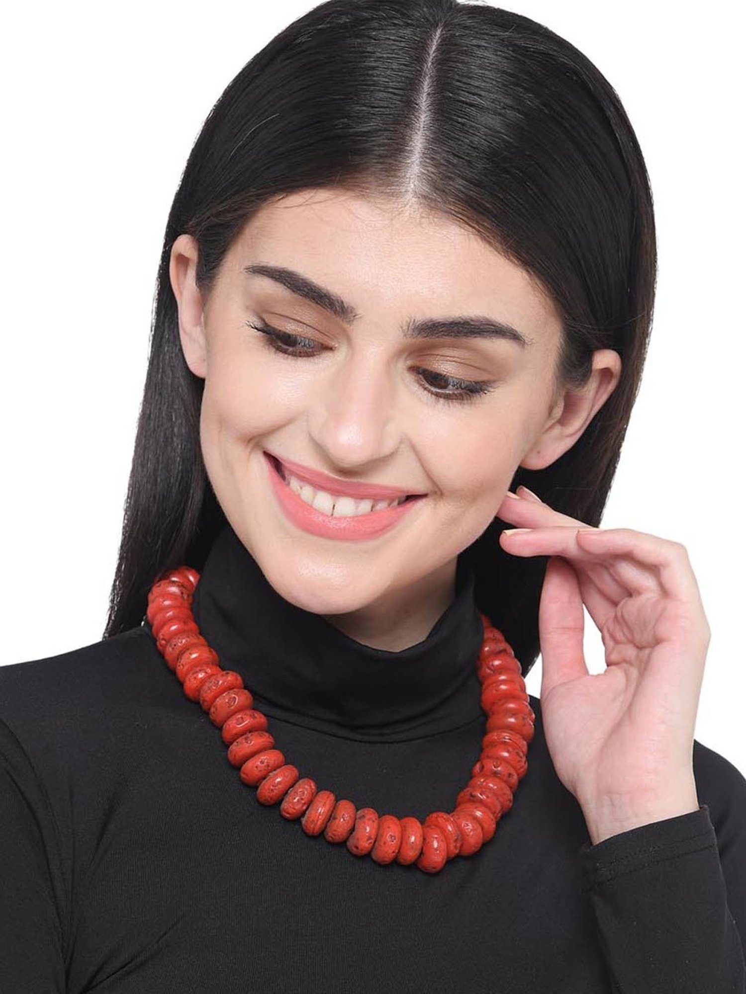 Imli Street Red & Black Necklace