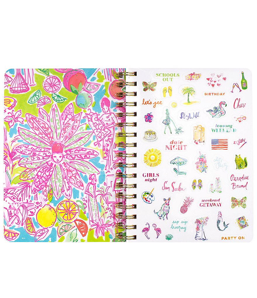 Lilly Pulitzer Cabana Cocktail Agenda Folio