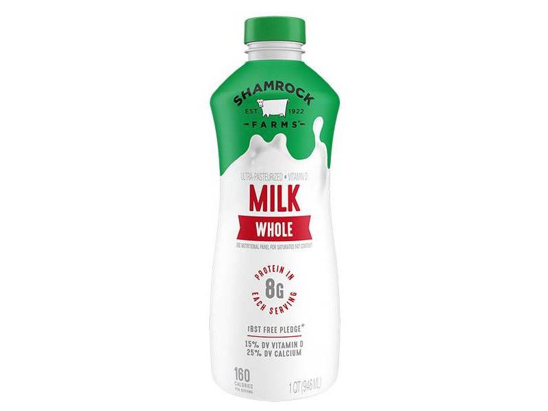 Shamrock Farms Vitamin D Milk - 1qt