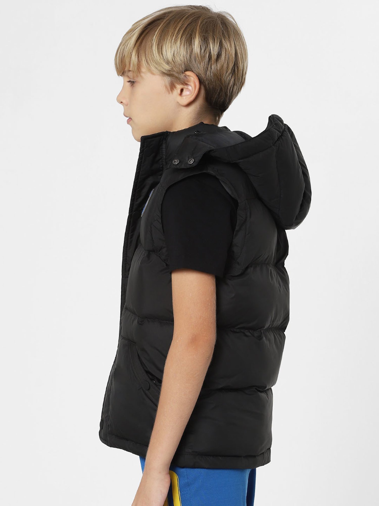 Jack & Jones Junior Black Quilted Puffer Jacket