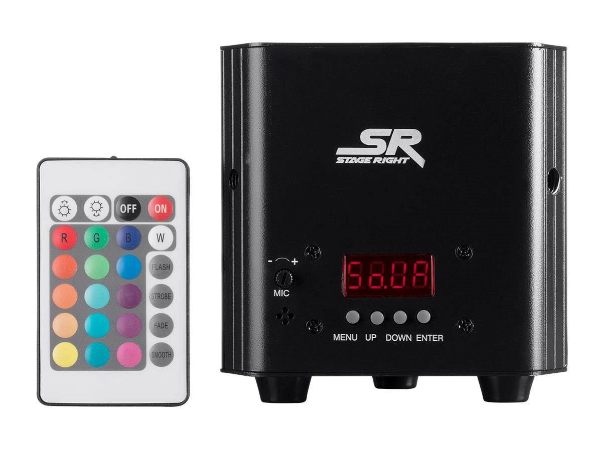 Monoprice Truss Wash Up Light PAR Light With IR (RGB), 3 Watt, x 3 LED - Stage Right Series