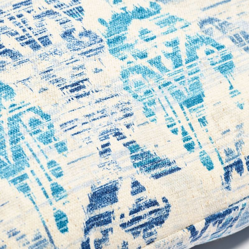 20"x20" Oversize Exton Square Throw Pillow Blue - Sure Fit