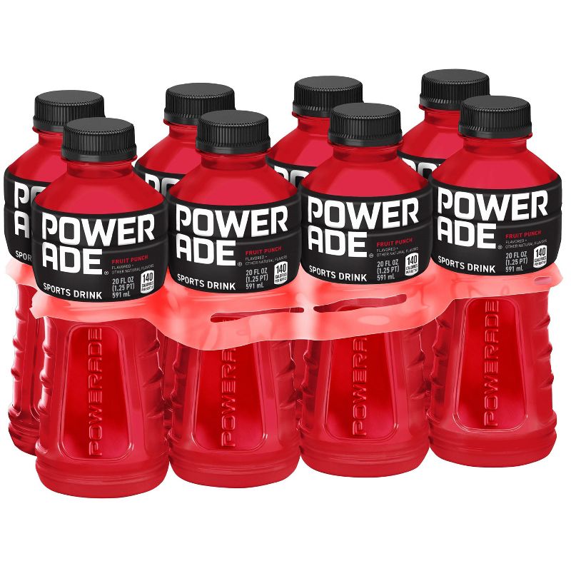 POWERADE Fruit Punch Sports Drink - 8pk/20 fl oz Bottles