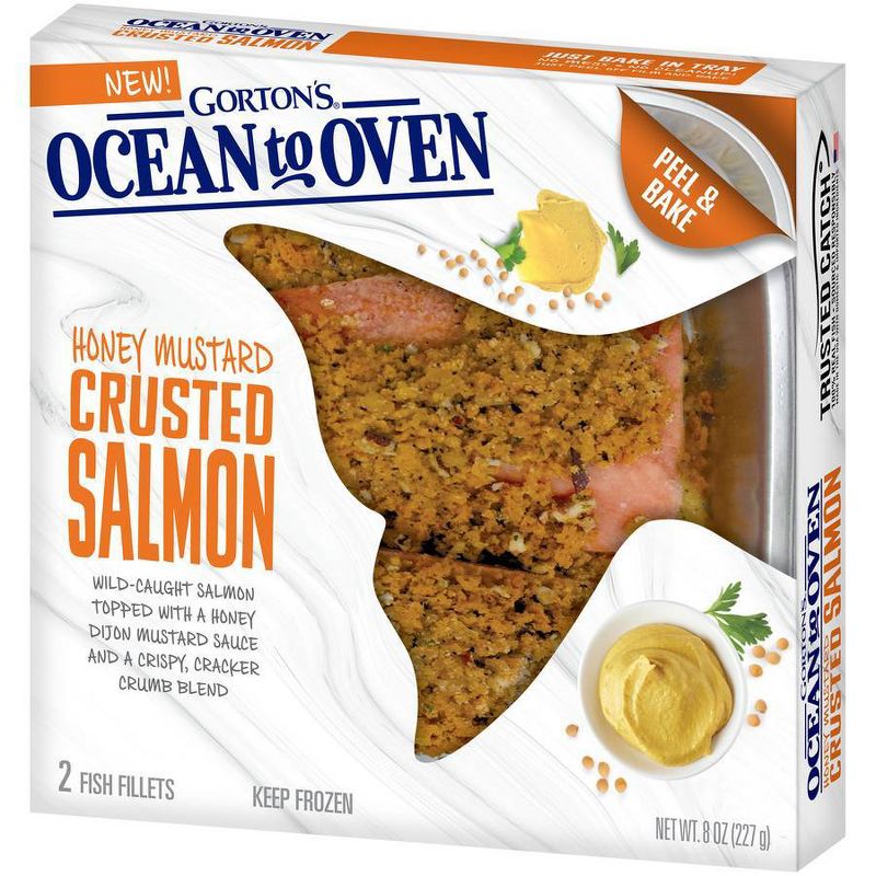 Gorton's Ocean to Oven Honey Mustard Crusted Salmon - Frozen - 8oz