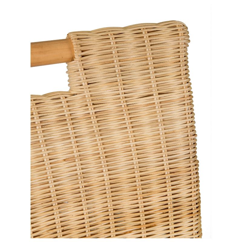 Barton Rattan Barstool - Beige - East At Main