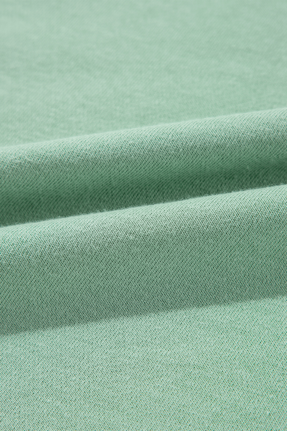 Khaki Plain Drop Shoulder Ribbed Trim Oversized Sweatshirt