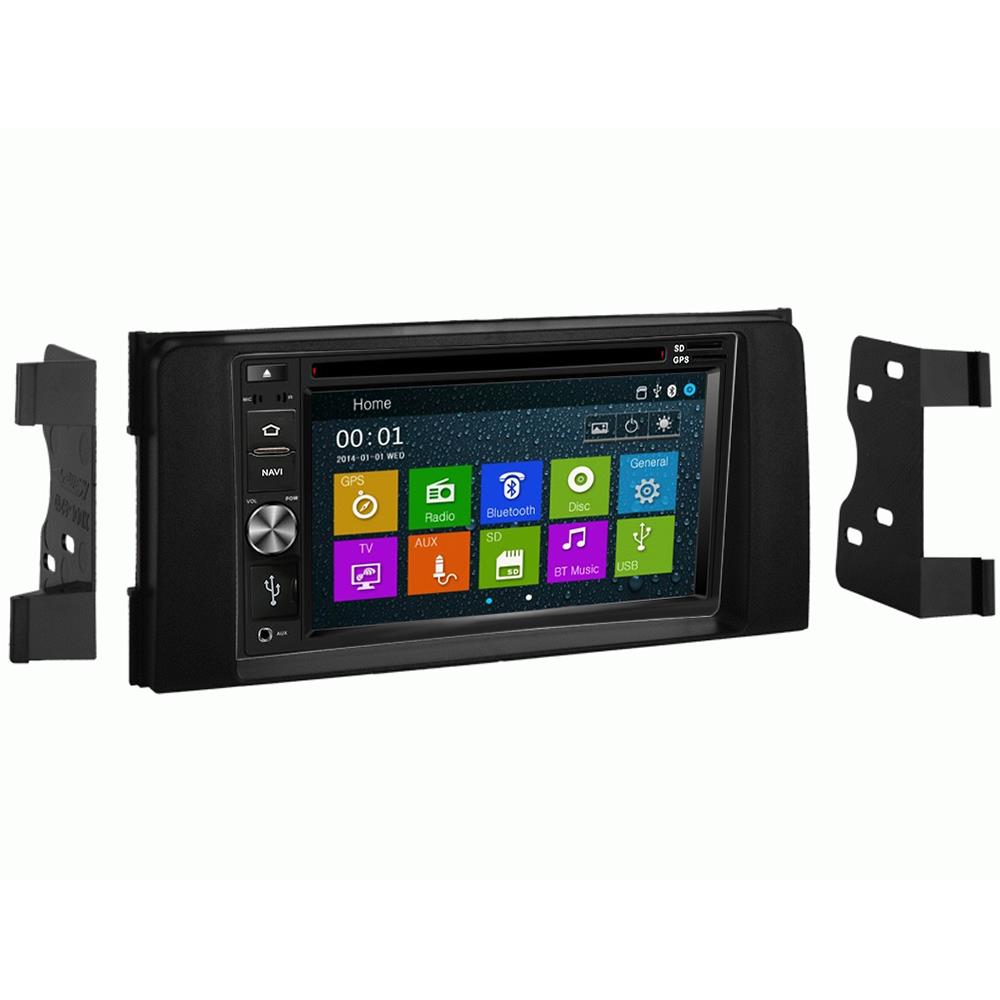 Otto Navi In Dash Navigation System DVD GPS Navigation Multimedia Radio and Dash Kit for Toyota 4-Runner Limited