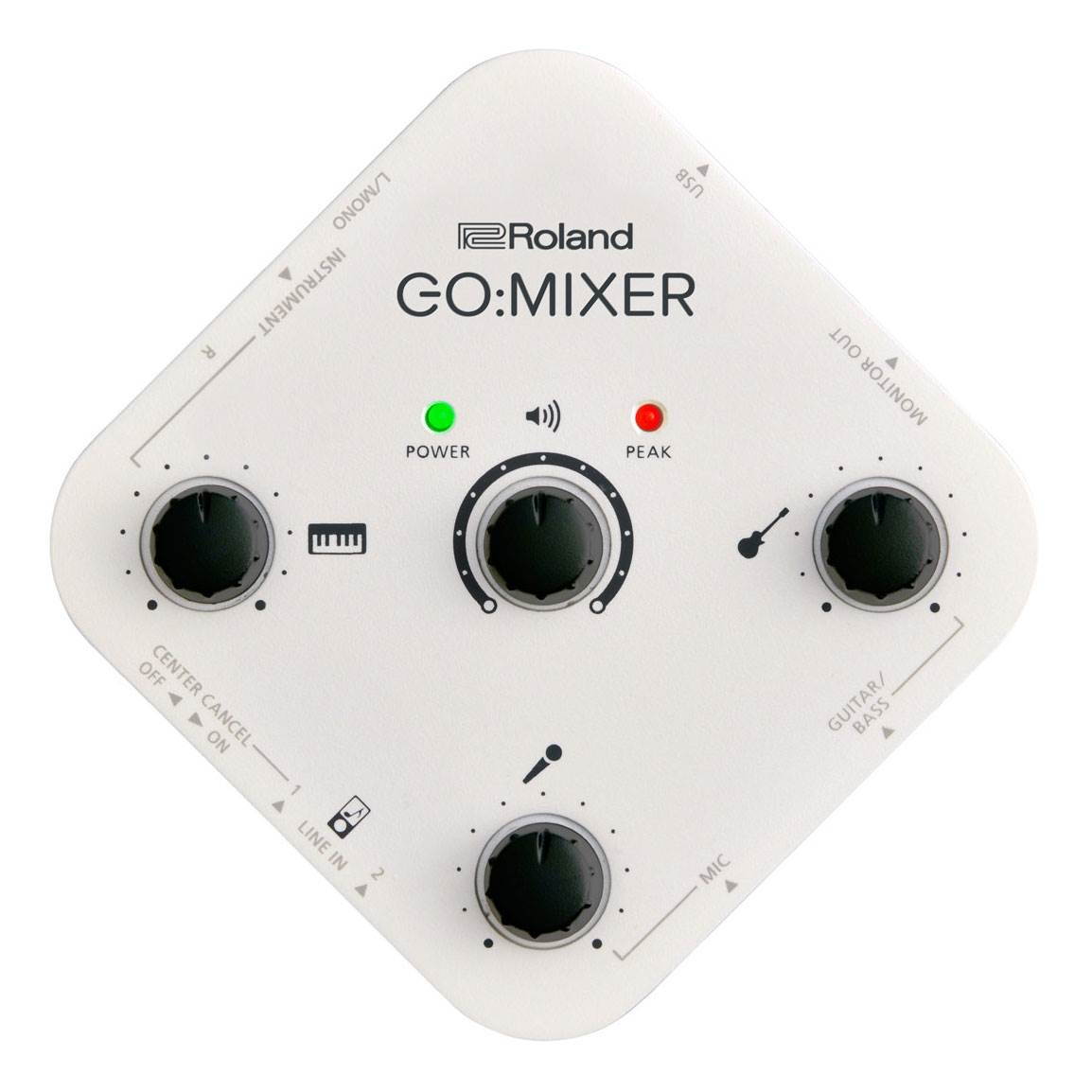 Roland GOMIXER Portable Plug and Play Audio Mixer for Smartphones & Desktops