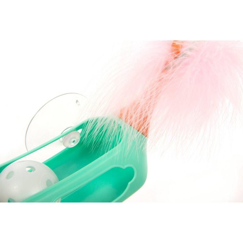 SmartyKat Track Tipper Suction Cup Ball Cat Toy