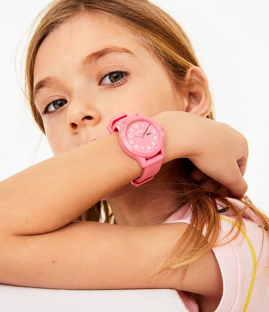 FAO Schwarz Sterling Silver Cross Pendant Necklace with Crystal Stone Accent