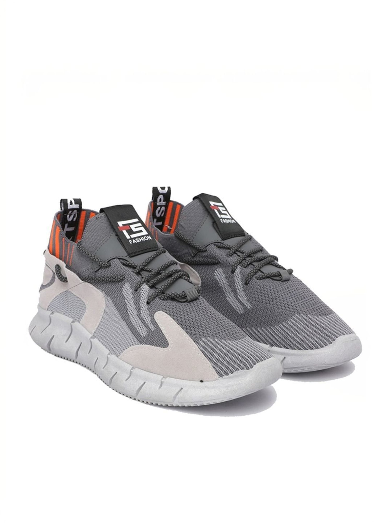 Rapid Box Men's Grey Running Shoes