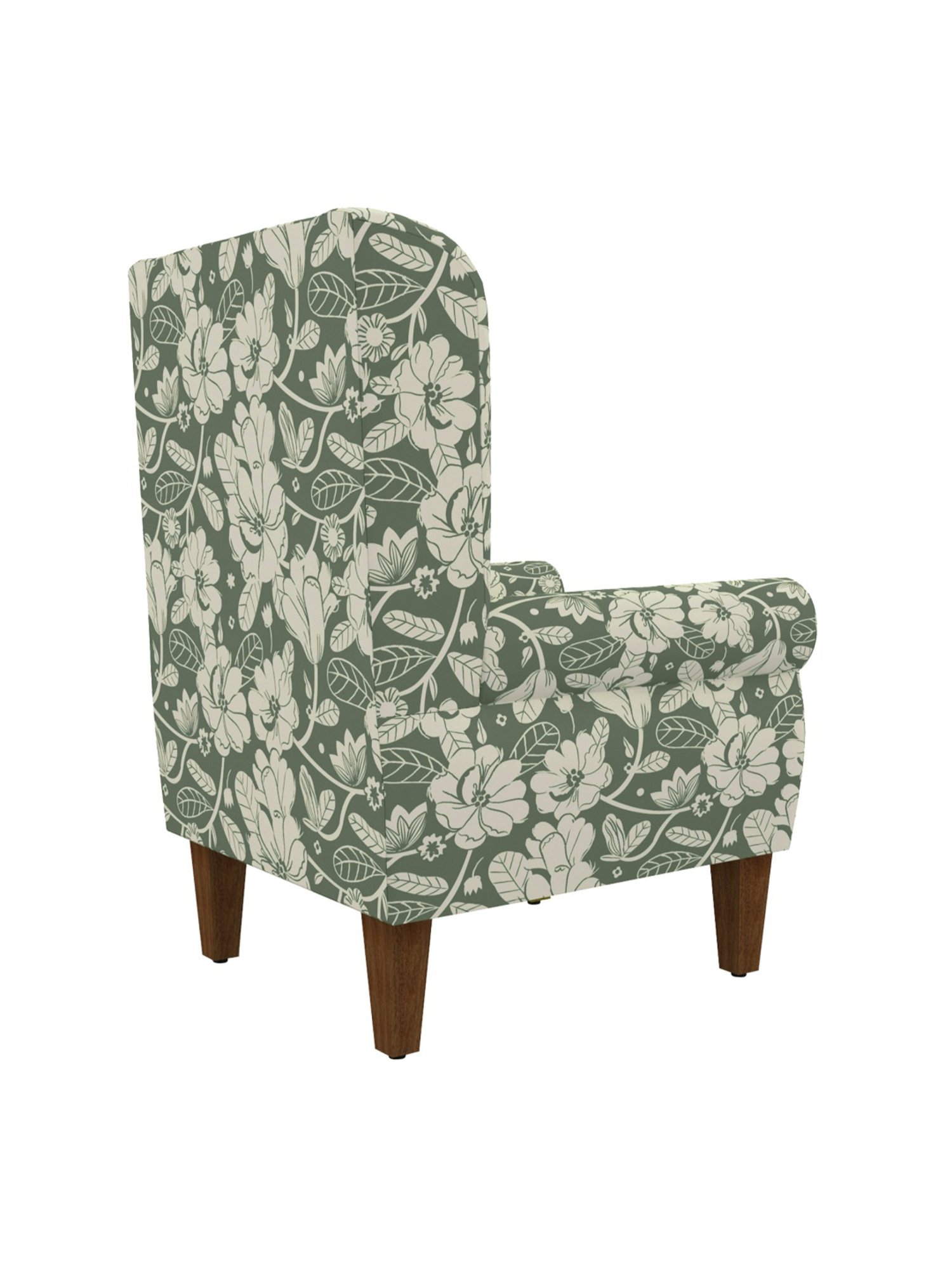 Durian Melania Cigar Brown Fabric Rocker Chairs