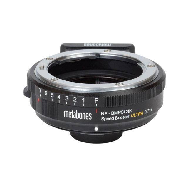Metabones Ultra 0.71x Speed Booster Adapter for Nikon F Lens to BMPCC 4K Camera