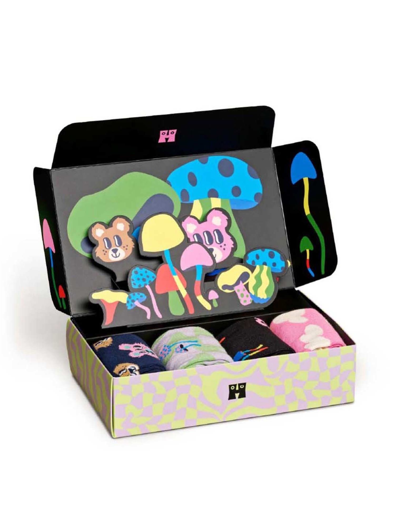 American Eagle Multicolor Printed Socks - Pack of 3