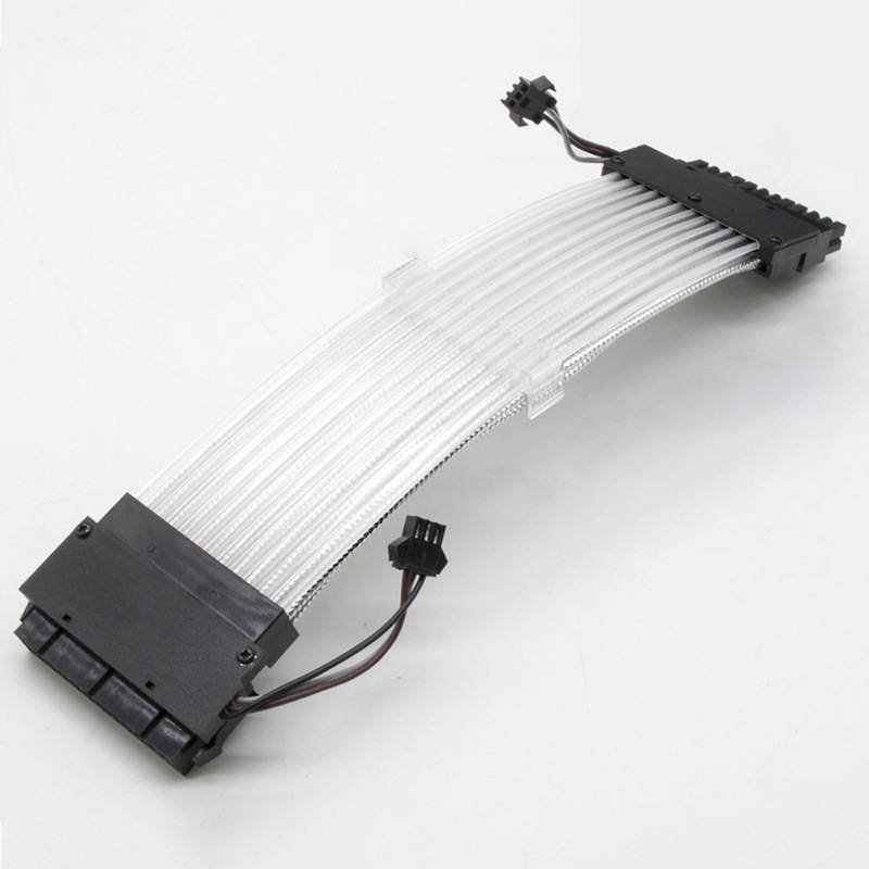 ALAMENGDA 24 PIN Light-emitting Addressable RGB Power Extension Cable 260mm 10.23&rdquo;