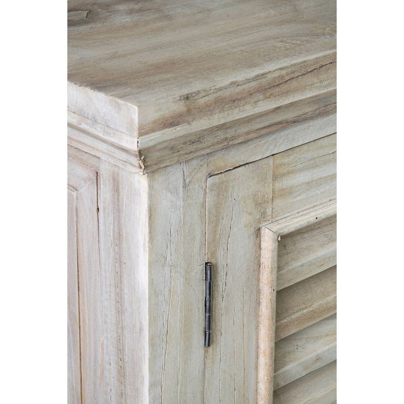 Naples Side Board White/Dark Brown - Chique