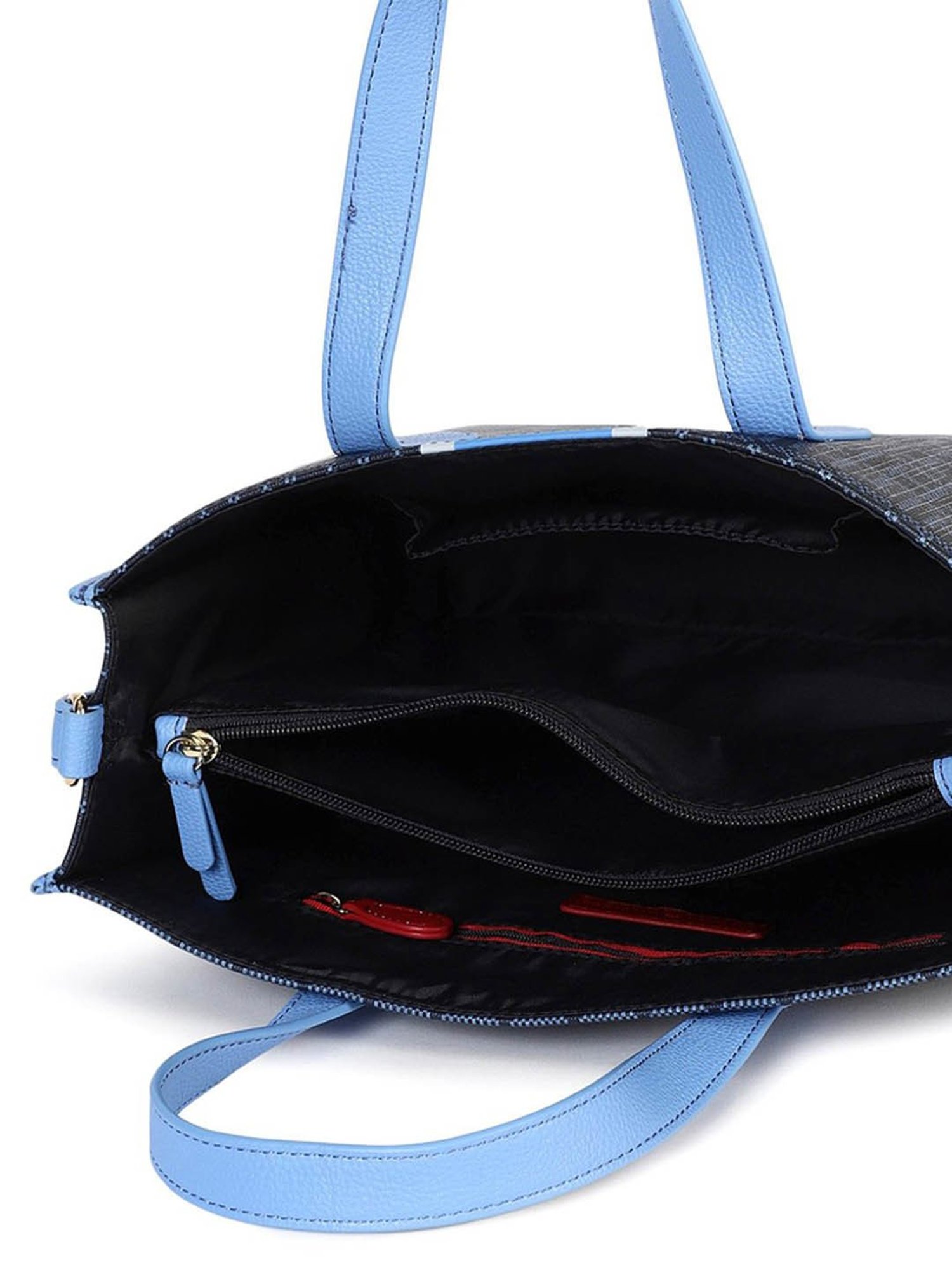 TOMMY HILFIGER Blue JOCELYN II Logo Bowler Bag