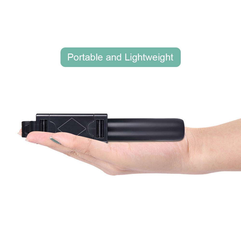 2-in-1 Selfie Stick Tripod Stand with Phone Holder Remote Shutter for Selfie Live Streaming Video Recording Online Chatting