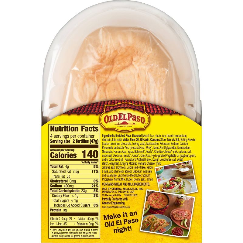 Old El Paso Cheese Soft Tortilla Bowls - 6.7oz/8ct