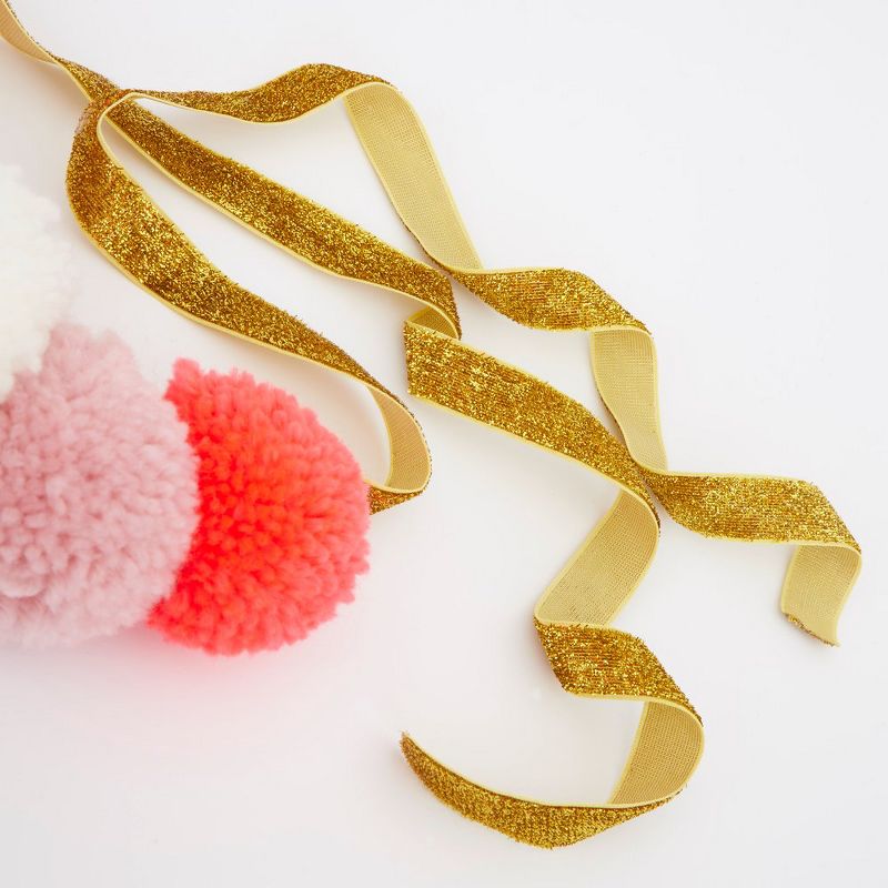 Featherless Boa Gold/Black