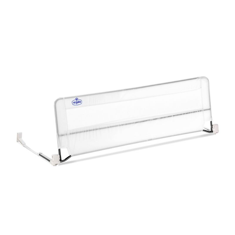 Regalo White Swing Down Extra Long Bedrail