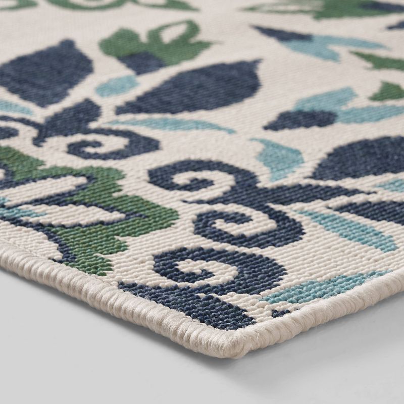 Clichy Rug 5'X5' - Navy/Beige - Safavieh