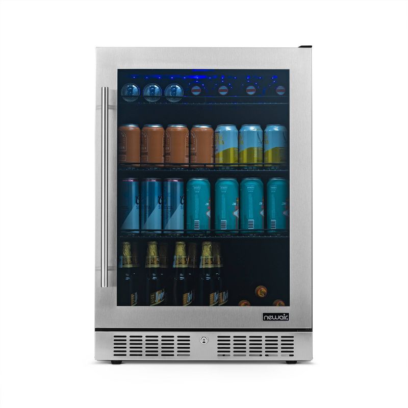 NewAir 224 Can Beverage Cooler with Color Changing LED Lights