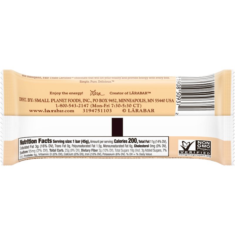 Larabar Chocolate Chip Cookie Dough Fruit & Nut Bar - 1.6oz