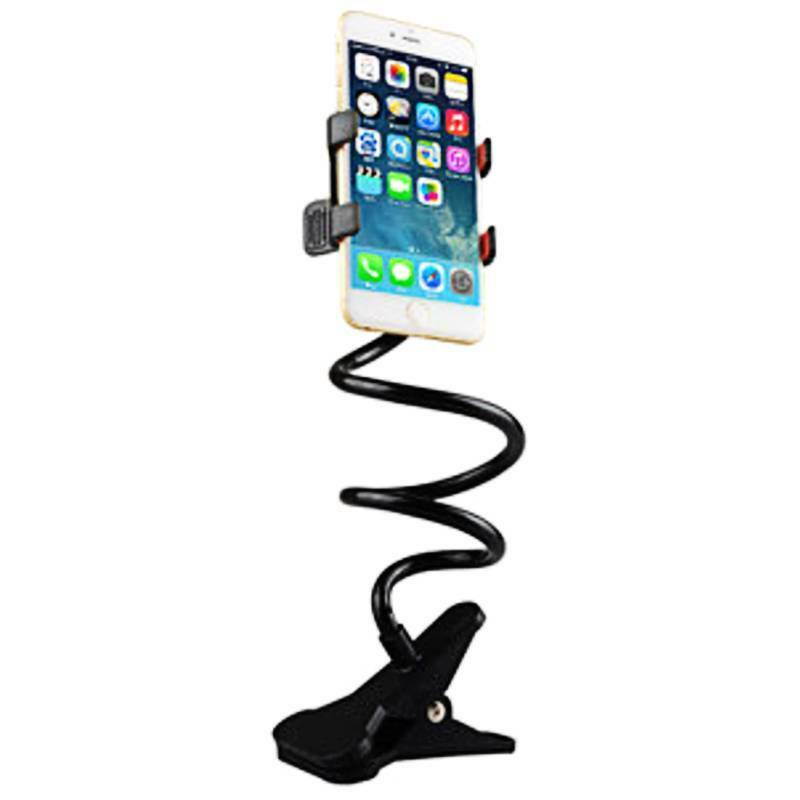 Gooseneck Bed Phone Holder Mount, Flexible Long Arm Clip Clamp for Desk, Lazy Bracket Bedside Stand, Compatible with iPhone X/8/7/6/6s/5 Samsung S8/S7 - Dark Blue