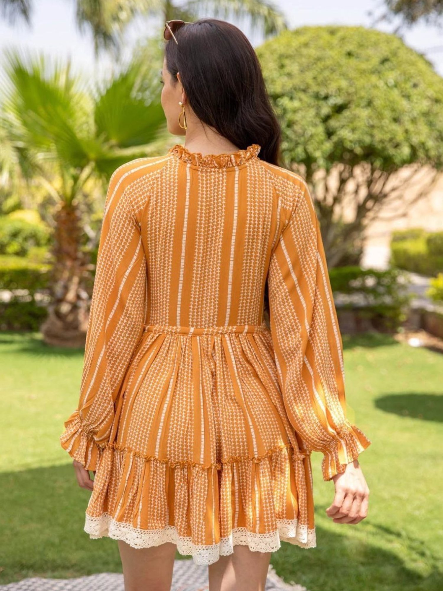 BInfinite Mustard Sunshine Dress