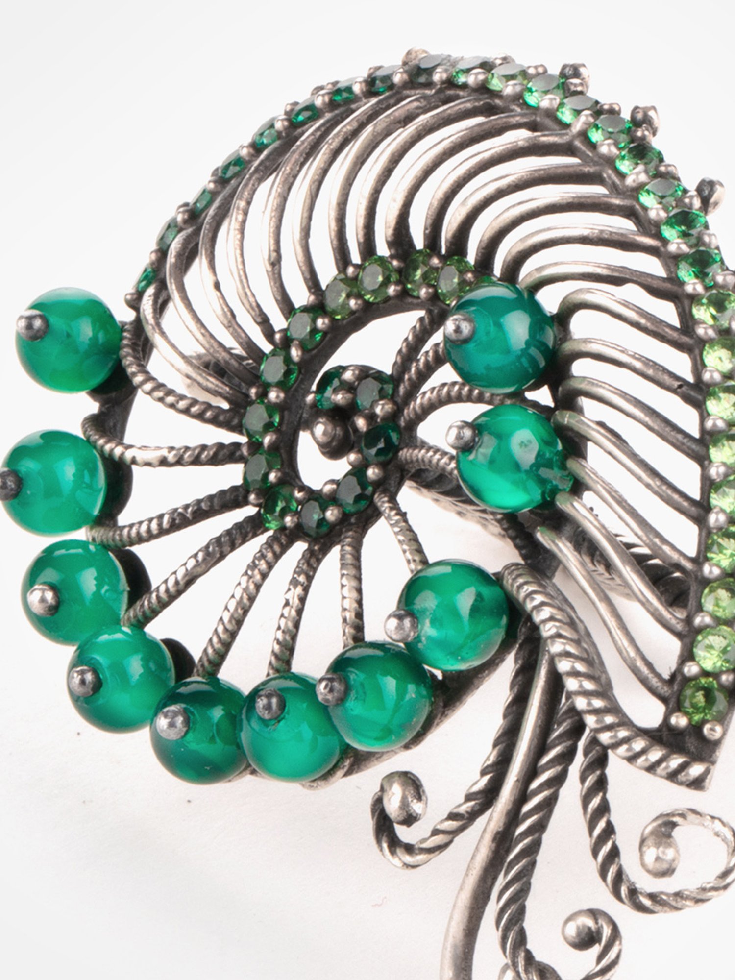 925 Silver 1 Carat American Diamond Classic Halo Engagement Ring for Women & Girls