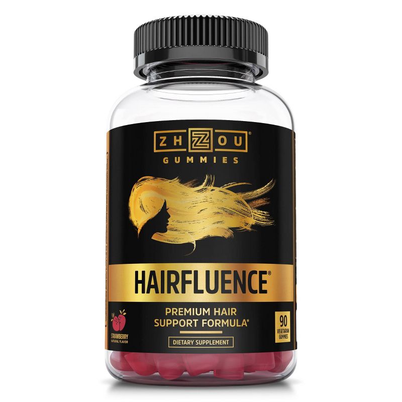 Zhou Hairfluence Gummies - 90ct