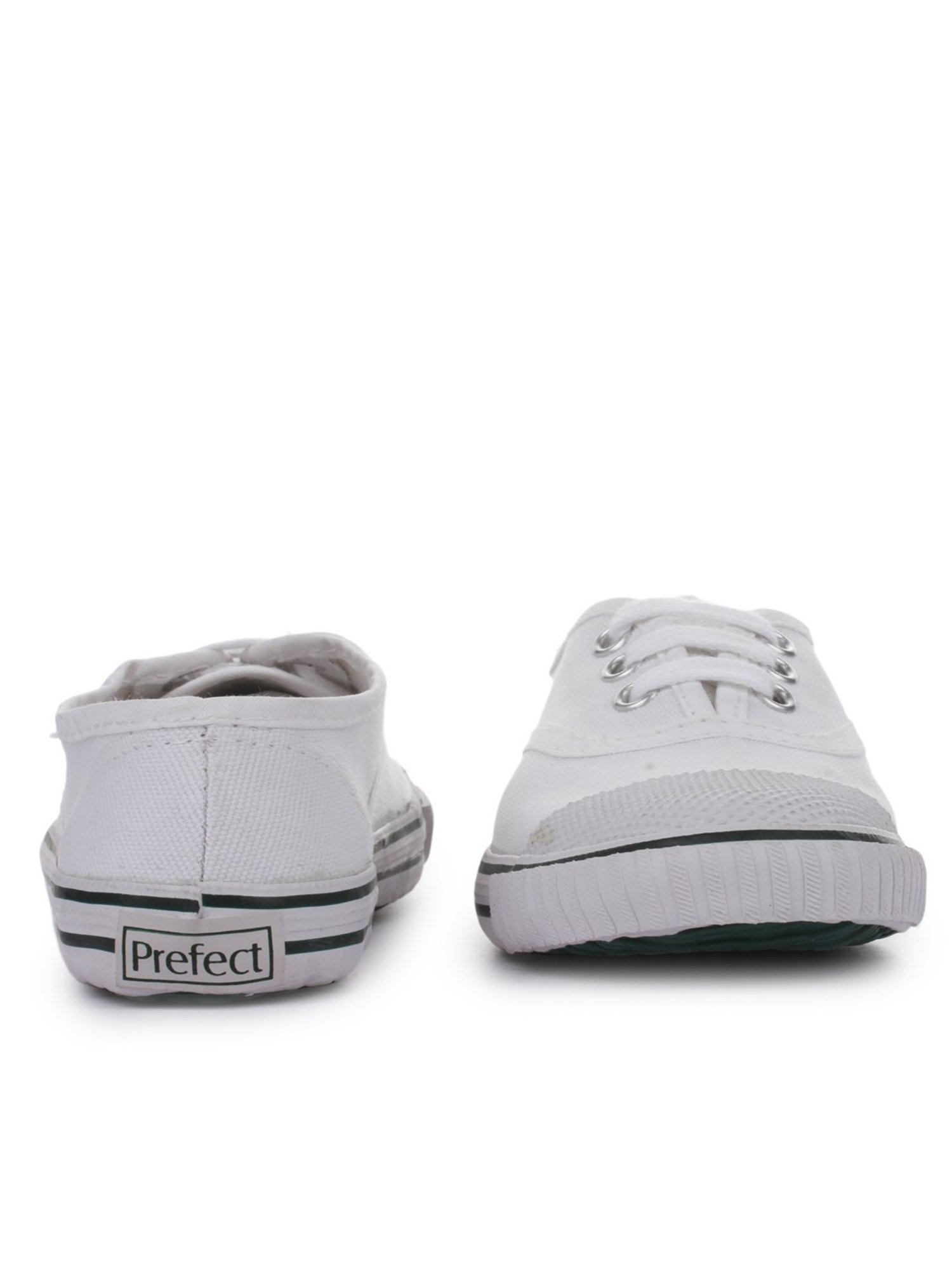 Prefect By Liberty Kids White School Shoes