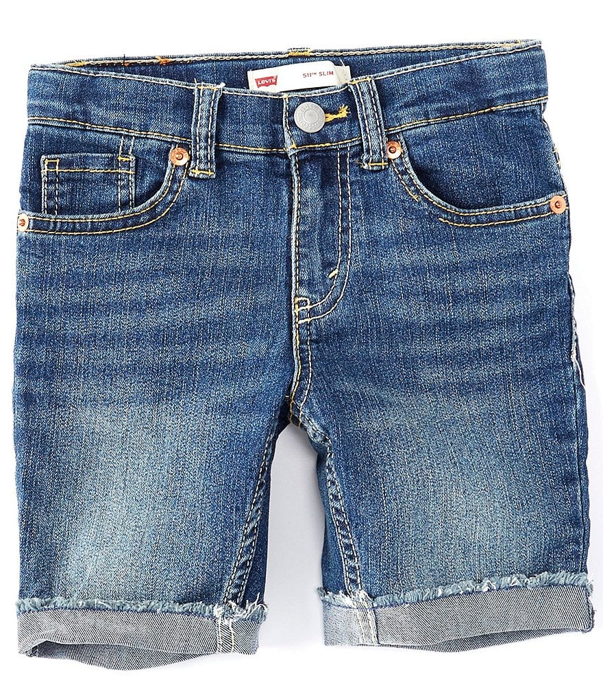 Levi's&reg; Little Boys 4-7X 511 Rolled-Cuff Denim Shorts