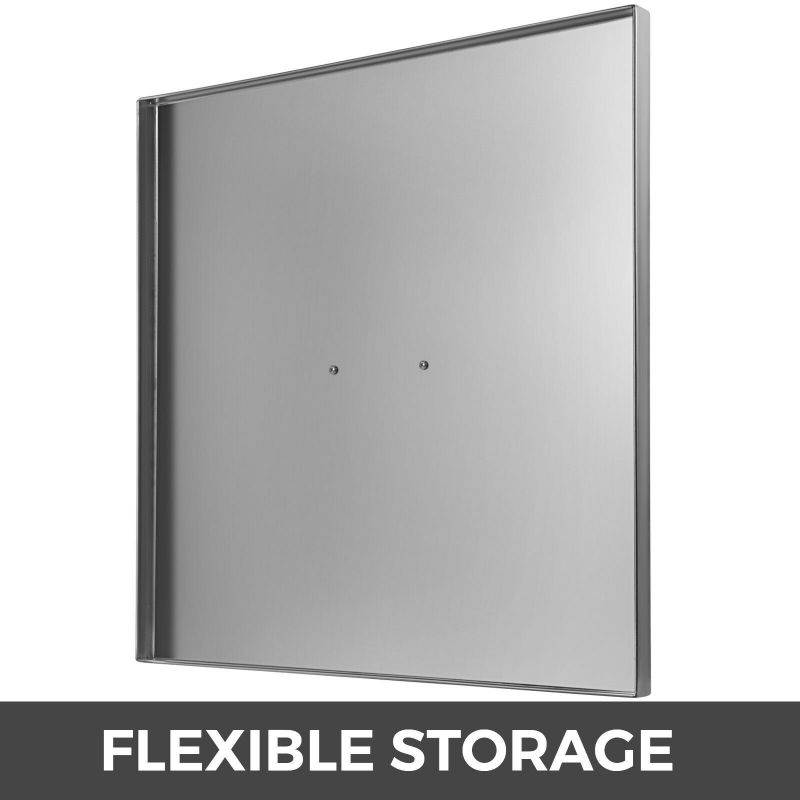 Outdoor 21&rdquo;X 21&rdquo; Stainless Steel Burner Lid Cover - Fits Drop-in Fire Pit Pan