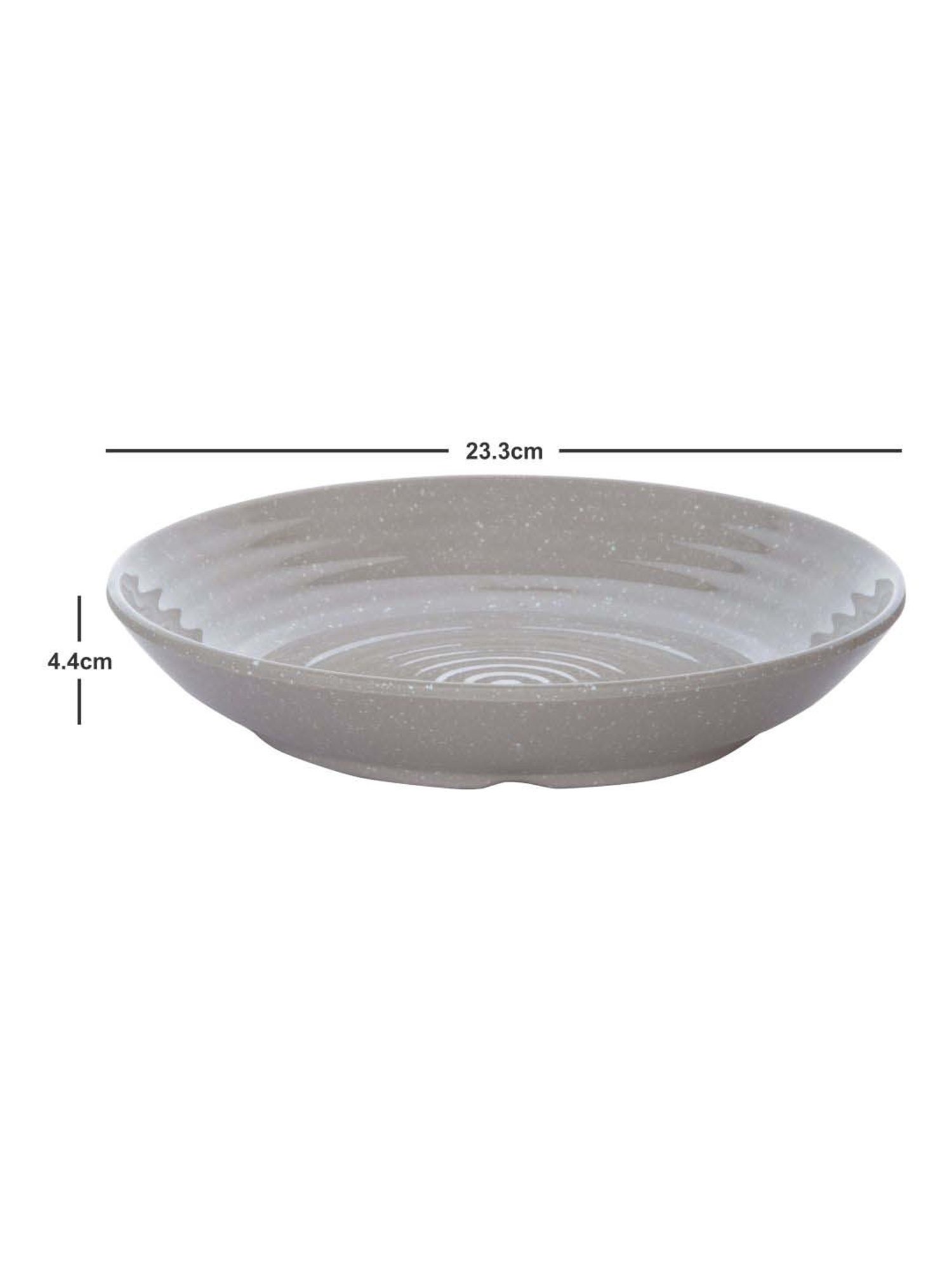 Gibson Home 18" x 24" Ceramic Gracious Rectangular Serving Platter