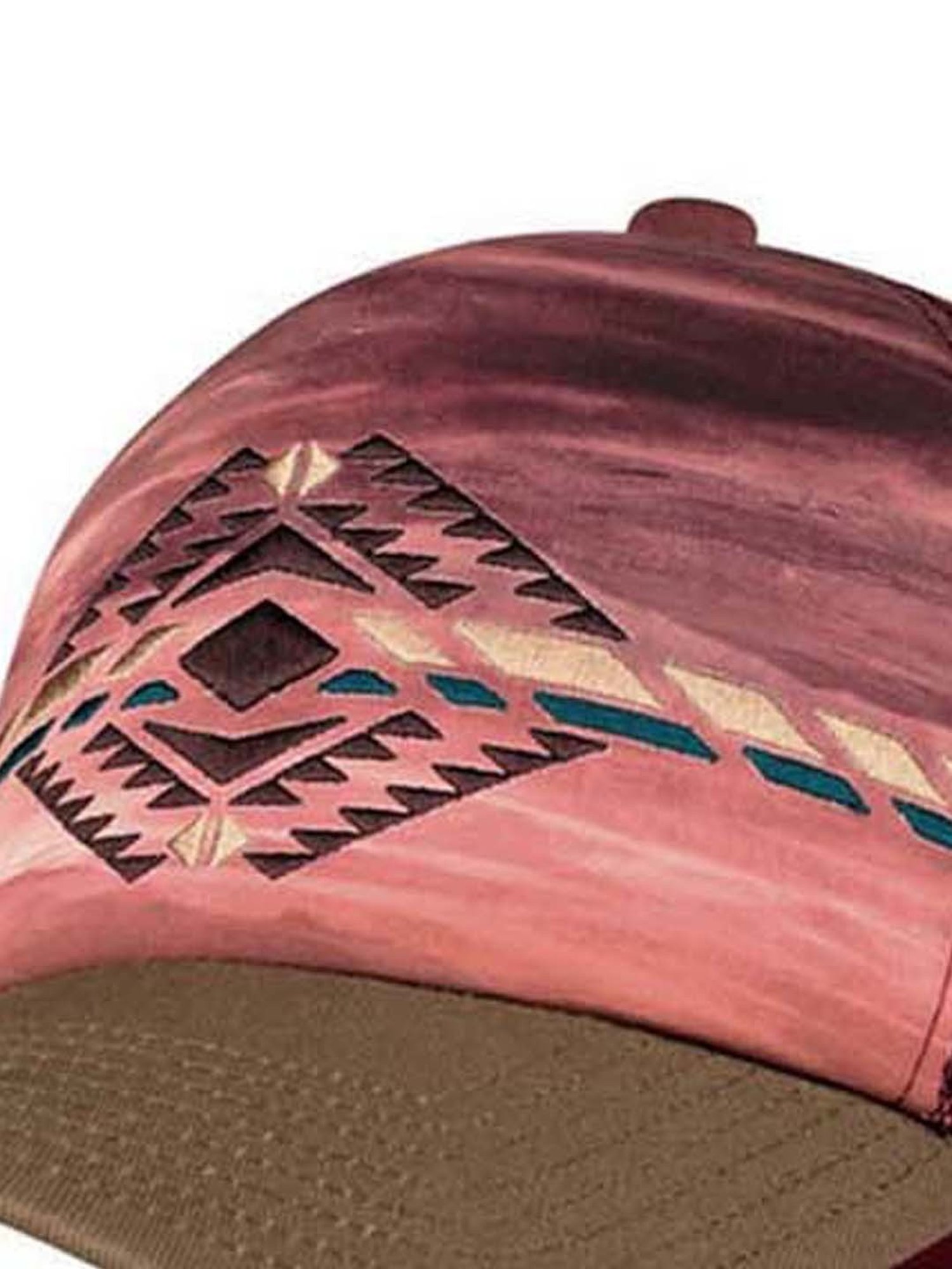 BUFF Trucker Maroon Printed Baseball Cap - Large/Extra Large