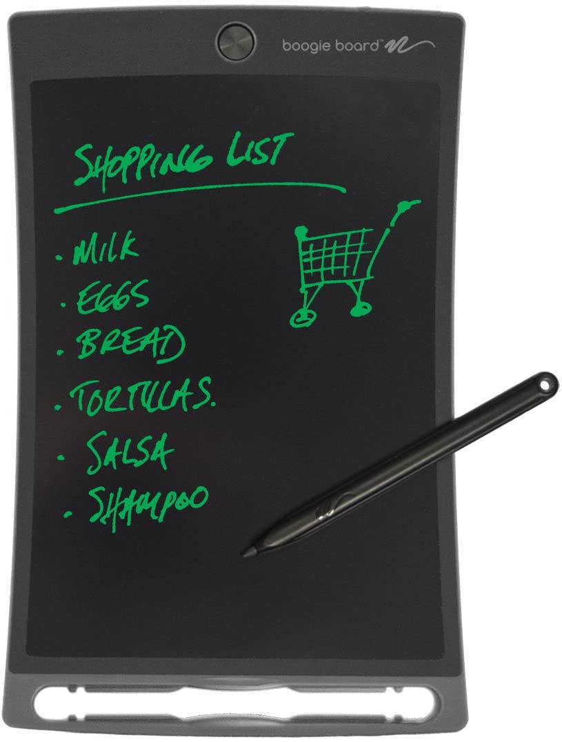 Boogie Board J31020001 Jot 8.5 eWriter, 8.5" Writing Surface, 10.8" x 6.8" x 0.4" - Gray