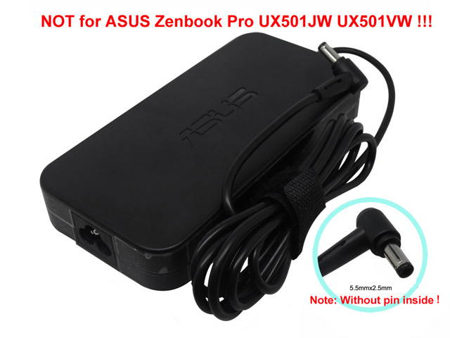 Genuine Ultra Slim 120W AC Adapter Power Charger for Asus VivoBook Pro 15 N580VD N580VN; K93 K93S K93Sv N45Sf N53Sn G73SW G74SX K53SV 19V-6.32A 120Watt ADP-120RH B - 5.5mm*2.5mm