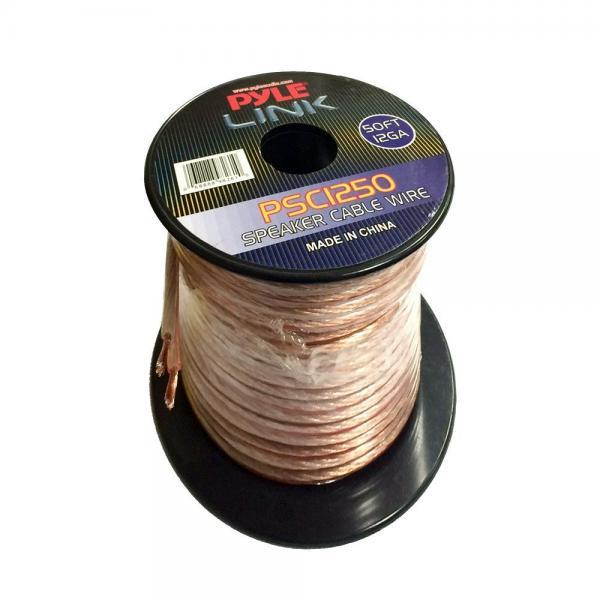 Pyle PSC1250 12-Gauge, 50 feet Spool of High Quality Speaker Zip Wire