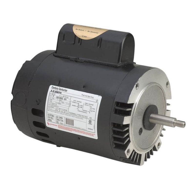 Regal Beloit 0.75 HP 3,450 RPM 1 Speed Threaded Shaft Replacement Motor | B127