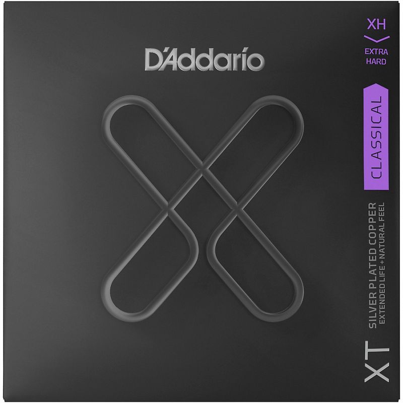 D'Addario XT Classical Silver Plated Copper Strings, Extra Hard Tension