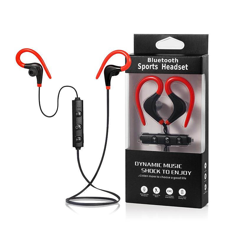 BT-101 Sports Bluetooth Headset Mini Stereo Wireless 4.1 Hanging Ear Type Cross-border Specialized Supply