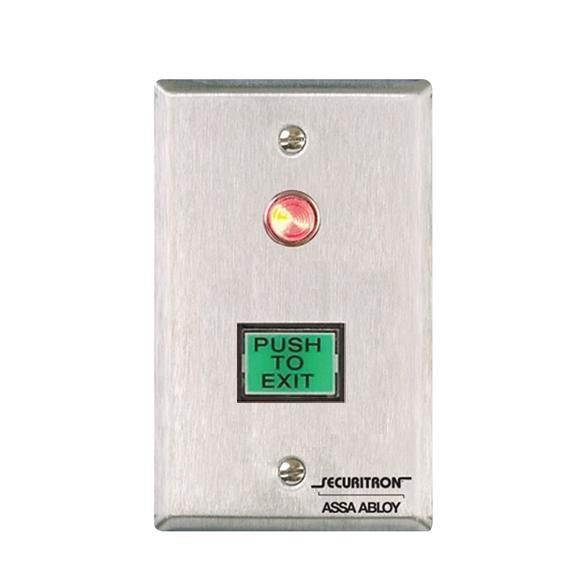 Securitron Securitron PB3A Alternate Illuminated Rectangle Push Button