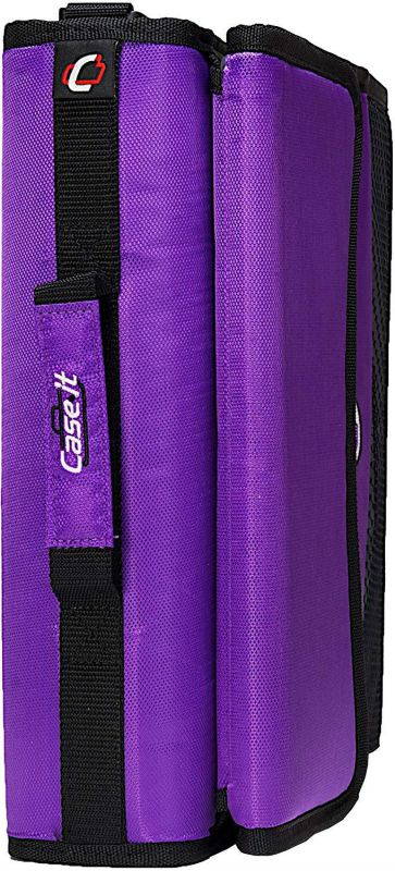 Case-it Sidekick 2-Inch O-Ring Zipper Binder with Removable Tab File, Purple, D-901-PUR