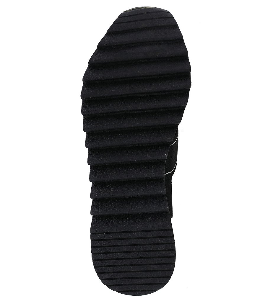 BCBGeneration Lendall Stretch Knit Fabric Logo Strap Slip-On Sneakers