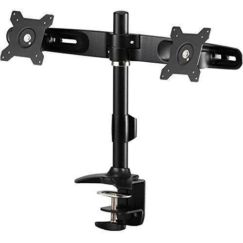 Amer AMR2C Dual Monitor Mount with Desk Clamp - 15" to 24" Monitors