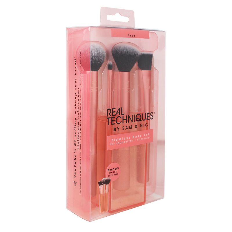 Real Techniques Flawless Base Brush Set - 5pc