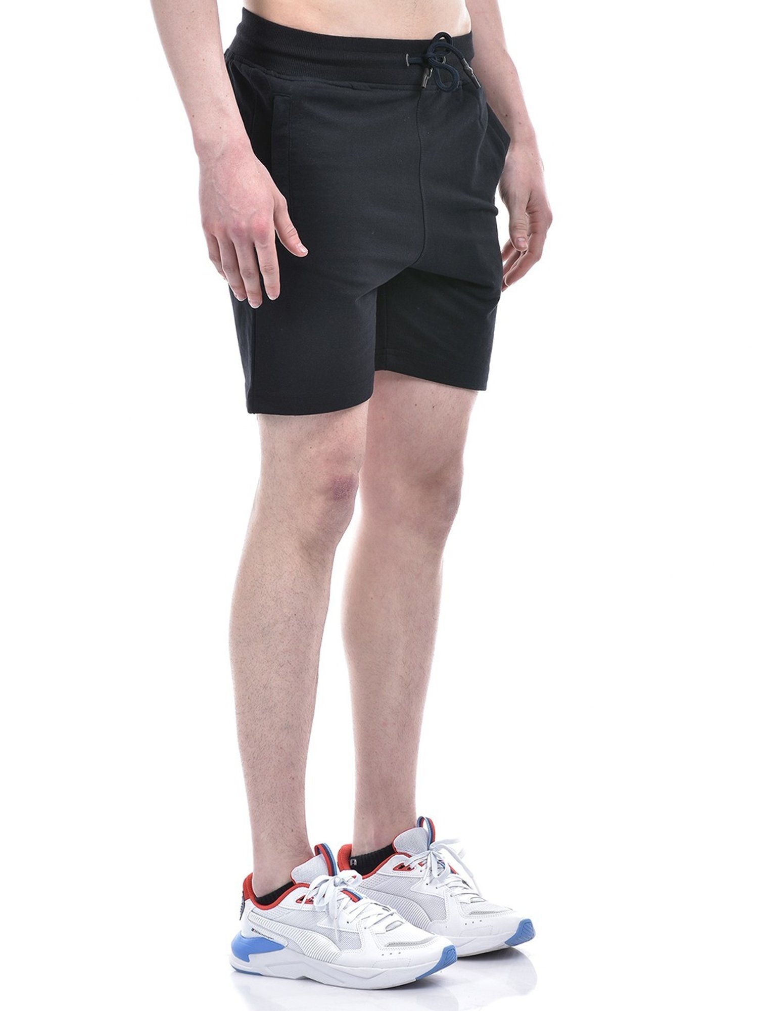 Numero Uno Navy Regular Fit Sports Shorts